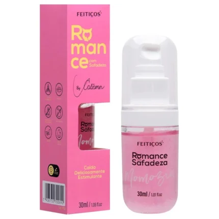 calda estimulante beijável efeito que aquece momozin