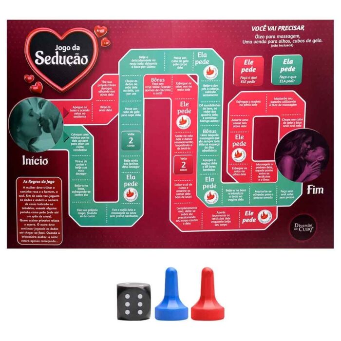 Jogo da Sedução - Jogo Tabuleiro para Casal - Imagem 4