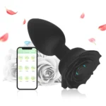 plug anal com vibrador por app plug silicone