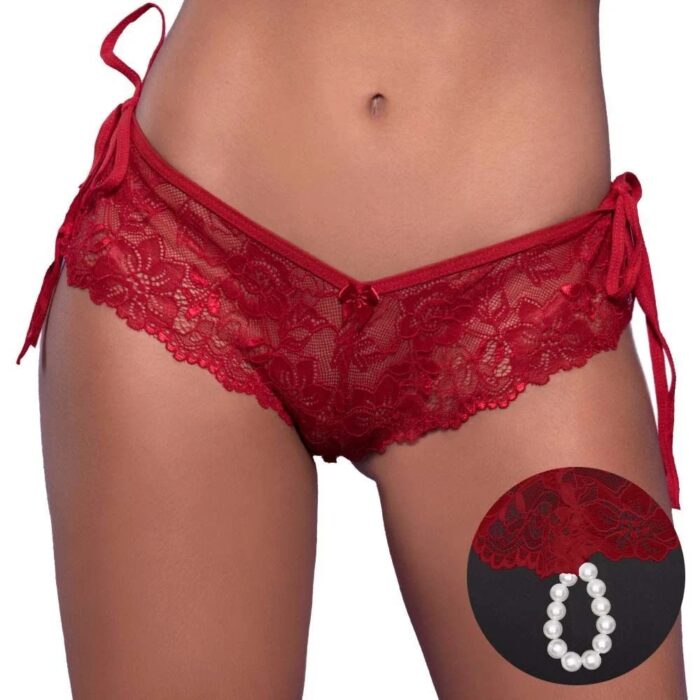 calcinha tailandesa rendada com perolas