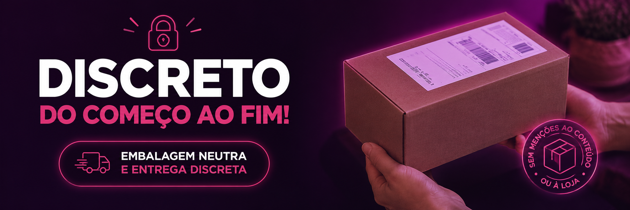 sexshop entrega discreta banner mobile
